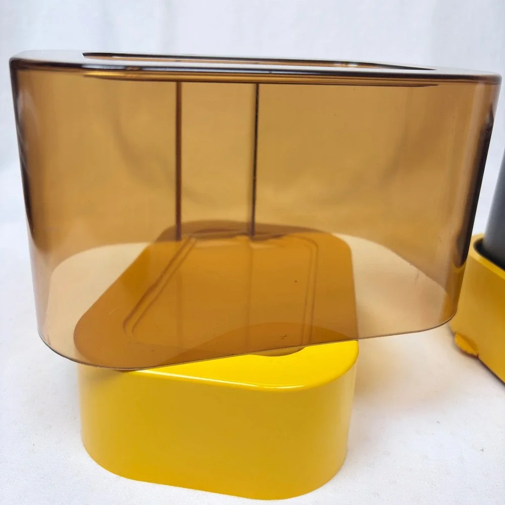 Terraillon Export 4000 Kitchen Scale Vintage Yellow Amber MCM Made in France